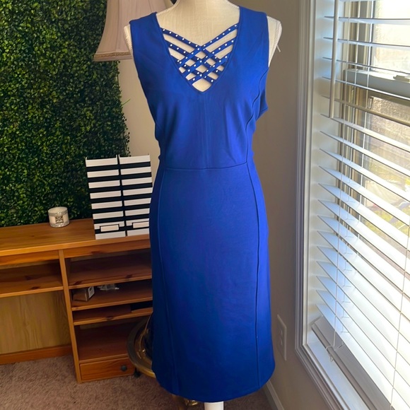 Blue Shift Dress - Picture 1 of 3